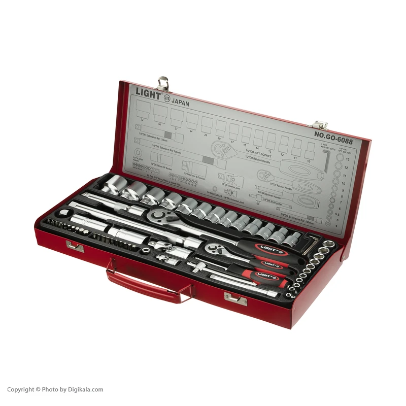 جعبه بکس 60 پارچه لایت مدل 6088