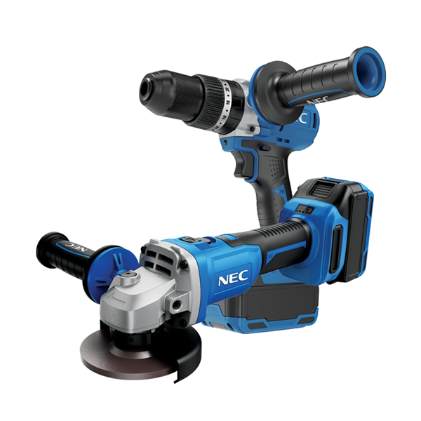 پک دریل و فرز شارژی ان ای سی مدل 2111